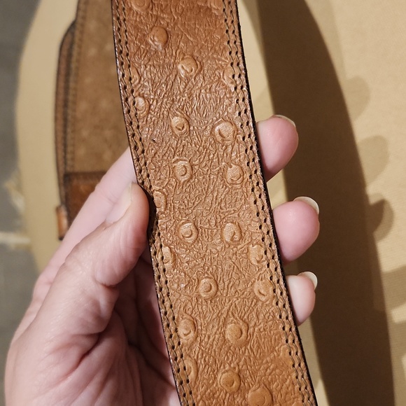 Adoppia Vita Women belt. Leather and silver tone hardware size 105. - Picture 5 of 5